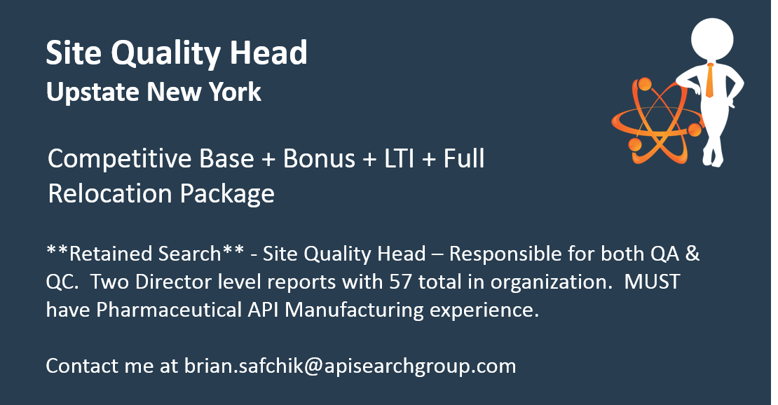 Site Quality Head Upstate NY API Search Group LLC